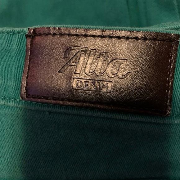 Green Alta Denim Jeans Size 32 - Picture 4 of 4